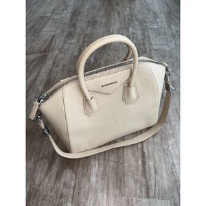 Givenchy Antigona Medium Satchel Beige Nude Designer Handbag